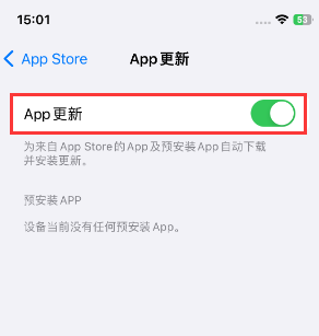 南乐苹果15维修中心如何让iPhone15APP自动更新